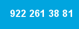 922 261 38 81